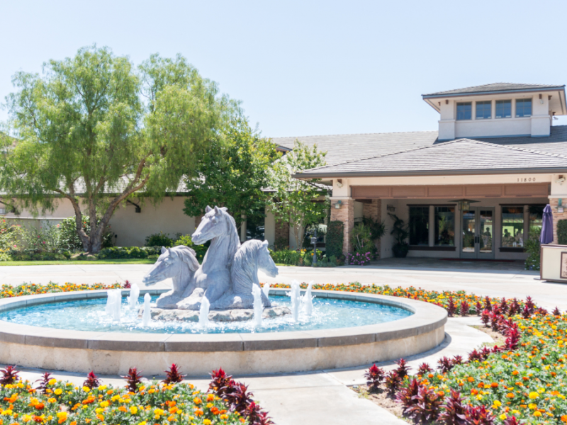 Moorpark cc front fountain